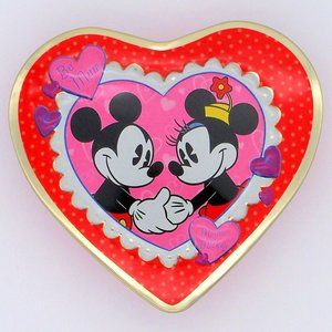 Disney Mickey & Minnie Heart Valentine Tin